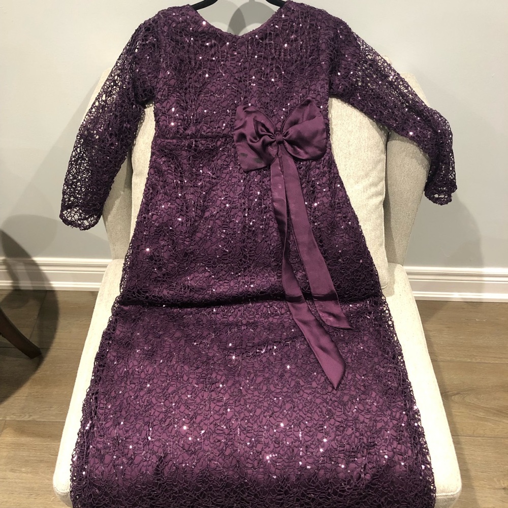 Purple gown